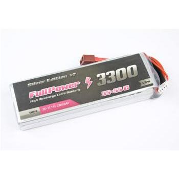 FullPower 4S 14.8V 3300mAh 35C Silver Edition V2 Deans